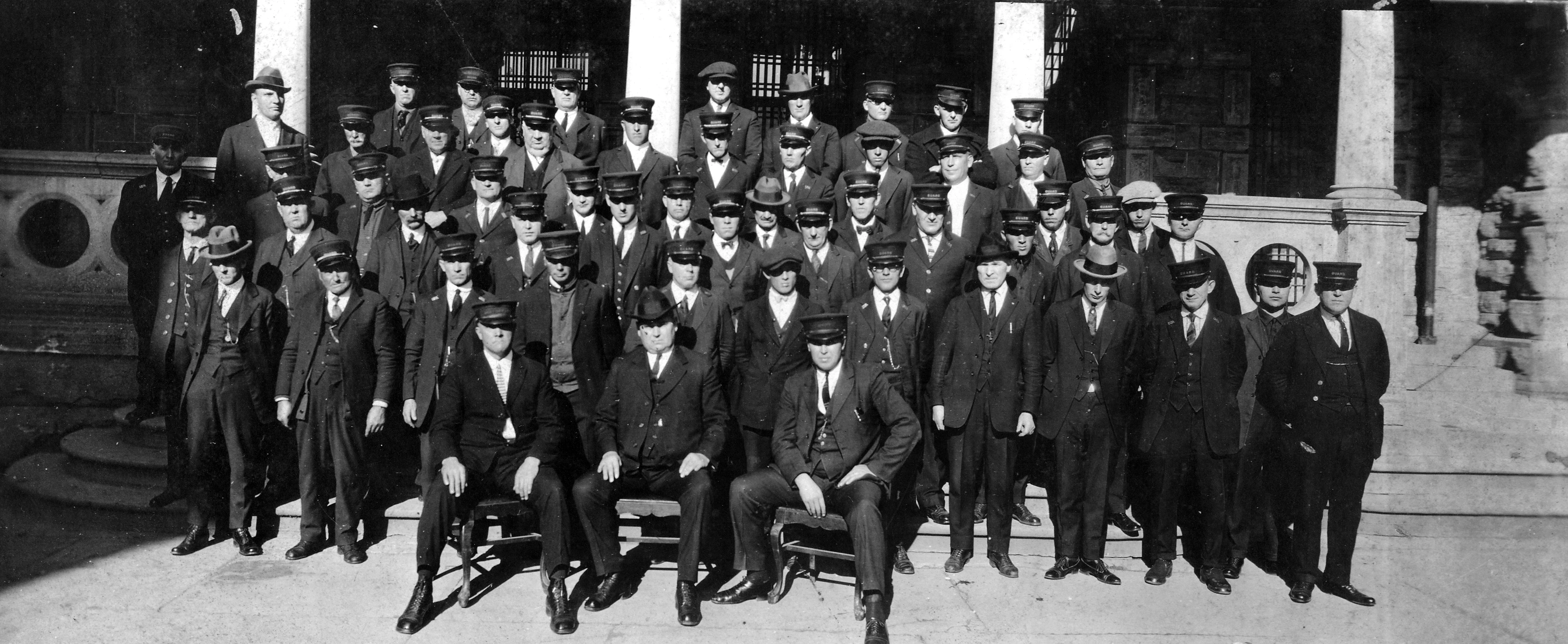 Warden Baumel and Staff 1932